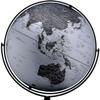 20.5" Tall-Black and Silver Globe with 3D Mountain Landscape view 4