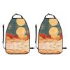 FFGhjk desert Printed Car Seat Kick Protector, Child Kick Protection Mat, Car Interior Storage Mat view 2