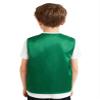Fldy Kids Boys Christmas Vest Shiny Sequins Tank Tops with Candy Cane Striped Pockets And Bow Xmas Elf Costume Green 8 Years view 2