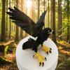 NevaFlew Articulated Bald Eagle Toy  3D Printed with Flexible Wings & Head, Poseable Patriotic Collectible for Adults(Orange, Medium Single Color) view 1