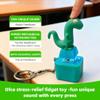 2 PCS Fidget Toys,Rechargeable Lizard Anxiety Relief Keychain Button Toy with Colorful Light & Sound, Fun Portable Anxiety Relief Toy view 3