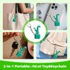 2 PCS Fidget Toys,Rechargeable Lizard Anxiety Relief Keychain Button Toy with Colorful Light & Sound, Fun Portable Anxiety Relief Toy view 4