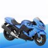 Collection 1:18 Motorcycle Model Diecasts Portable Racing Finger Motobike Simulation Collection Toys for for Ninja ZX-14R view 2
