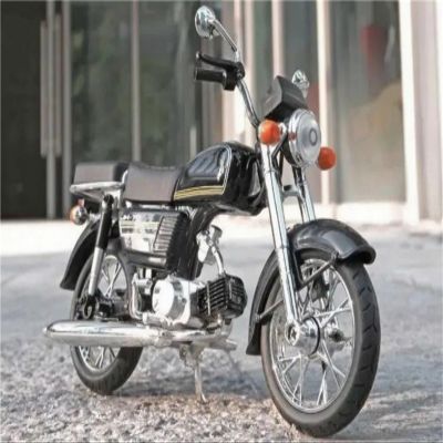 Collection 1/12 Motorcycle Model Diecasts Portable Racing Finger Motobike Simulation Collection Toys for H-ONDA JH-70(Black)