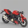 Collection 1:18 Motorcycle Model Diecasts Portable Racing Finger Motobike Simulation Collection Toys for Ducati for Streetfighter S view 2
