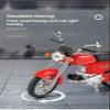 Collection 1/12 Motorcycle Model Diecasts Portable Racing Finger Motobike Simulation Collection Toys for H-ONDA JH-70(Red) view 3