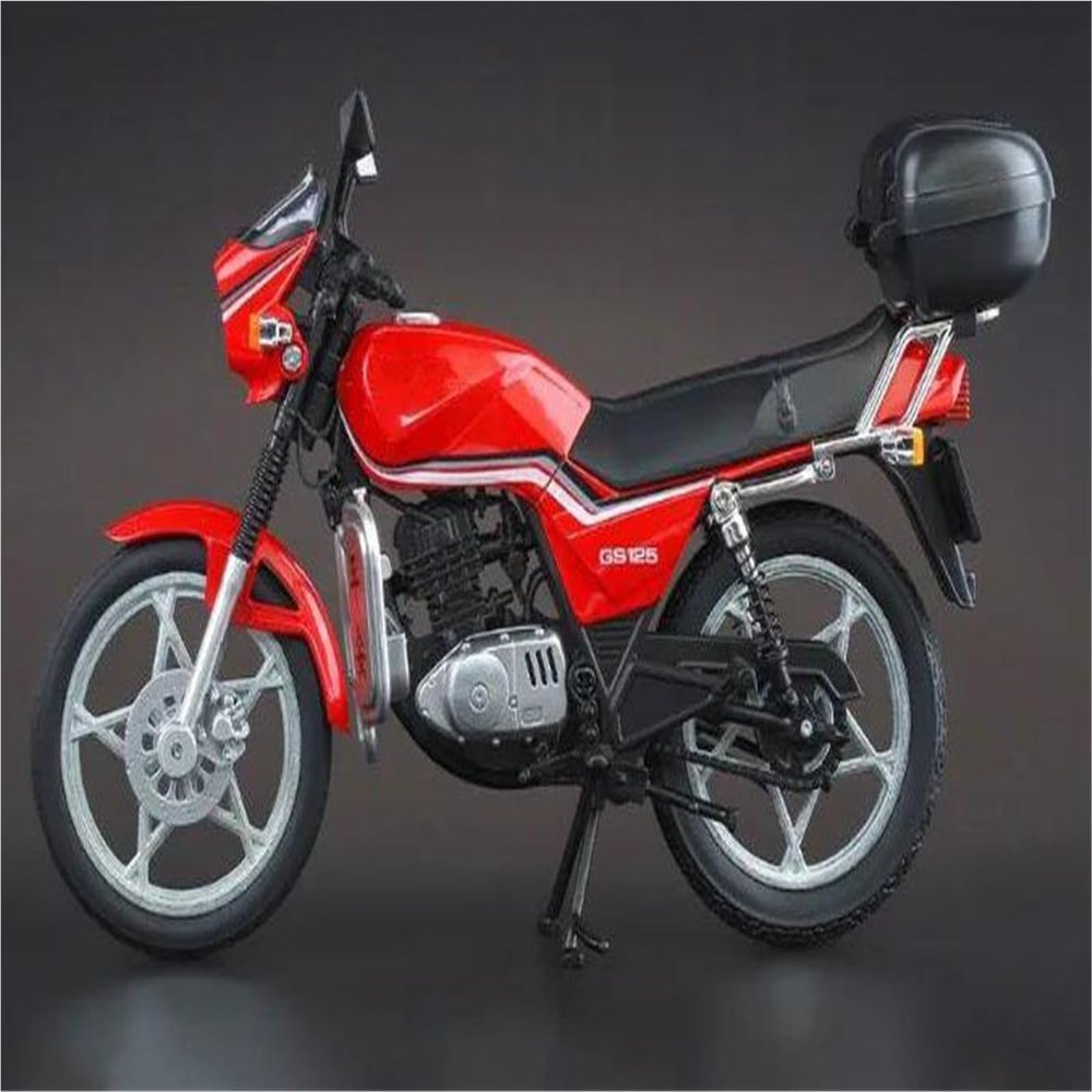 Collection 1/12 Motorcycle Model Diecasts Portable Finger Motobike Simulation Collection with Sound and Light Toys for Suzuki GS125