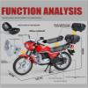 Collection 1/12 Motorcycle Model Diecasts Portable Finger Motobike Simulation Collection with Sound and Light Toys for Suzuki GS125 view 2