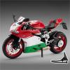 Collection 1:9 Motorcycle Model Diecasts Portable Racing Finger Motobike Simulation Collection Toys for Ducati 1199(Red Green) view 2