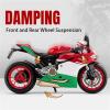 Collection 1:9 Motorcycle Model Diecasts Portable Racing Finger Motobike Simulation Collection Toys for Ducati 1199(Red Green) view 3