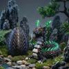 17.8-inch 3D Printed Dragon Eggs, Fidget Toys for Kids & Adults, for Home Office Desk Decor (Black Dragon God) view 4