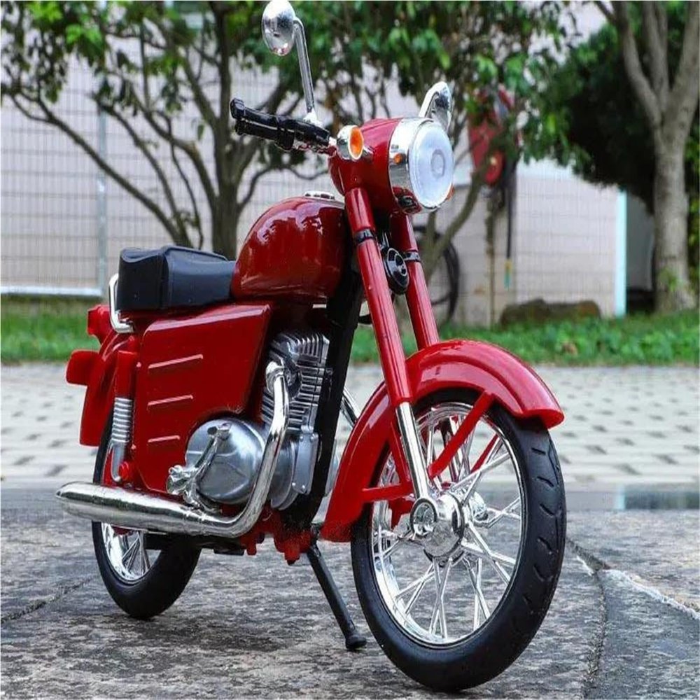 Collection 1/10 Motorcycle Model Diecasts Portable Racing Finger Motobike Simulation Collection Toys for H-ONDA XF250 XF 250(Red)