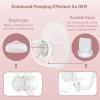 12 Pack M5 Pump Parts, 8ps Gray Duckbill Valves and 4pcs Silicone Diaphragm Compatible with Momcozy M5 Wearable Breast Pump, Replace for Momcozy Pump Parts, Gray Valve, Diaphragm view 3