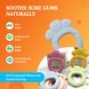 3 Pack Baby Teething Toys Baby Essentials & Infant Toys Silicone Teether for Babies 0 3 6Months Baby Chew Toys Newborn Learning Developmental Teething Relief Toys with Valentines Baby Toys Gifts Box view 3