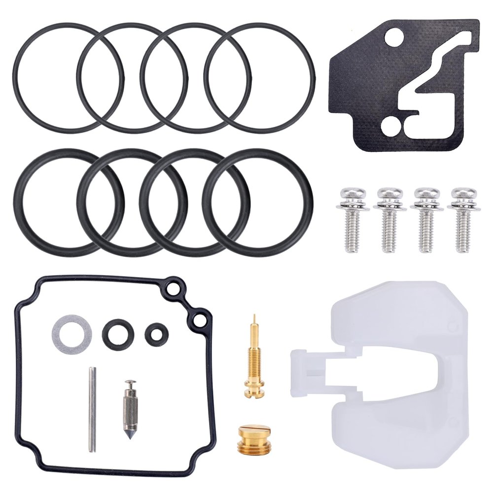 62Y-W0093-00-00 Carburetor Repair Kit for Mercury Mariner, for Yamaha Outboard Motor 40HP 50HP 4-Stroke Carb Rebuild Kit 809594A1 Carburetor Rebuild Repair Kit w/Joint