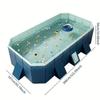 3.0m PVC Folding Pool - Outdoor Garden Summer Bathing & Cooling view 4