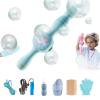 Smoke Bub-ble Machine & Elastic Magic Wand, 2026 New Colorful Smoke Bub-ble Machine, Magic Interactive Fog Bubbles Machines for Party,ElasticSmoke Bubble Maker for Outdoor Fun (Blue) view 1
