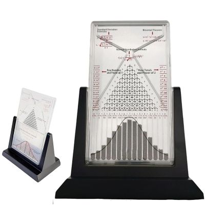 TOGEPP 12" Galton Board Kinetic Art Decor - Premium Stress-Relieving Desk Toy with Bell Curve, 17500 Steel Beads for Executive Offices & Focus (231130.5cm, 600g)