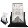 TOGEPP 12" Galton Board Kinetic Art Decor - Premium Stress-Relieving Desk Toy with Bell Curve, 17500 Steel Beads for Executive Offices & Focus (231130.5cm, 600g) view 1