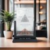 TOGEPP 12" Galton Board Kinetic Art Decor - Premium Stress-Relieving Desk Toy with Bell Curve, 17500 Steel Beads for Executive Offices & Focus (231130.5cm, 600g) view 3
