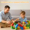 Magnetic 3D Flexible Race Track Train Set with Motorized Car, DIY Anti-Gravity Building Track STEM Toy for Kids Ages 3-10 (81PCS) view 4