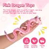 17.8-inch 3D Printed Dragon Eggs, Fidget Toys for Kids & Adults, for Home Office Desk Decor (Pink Dragon God) view 2