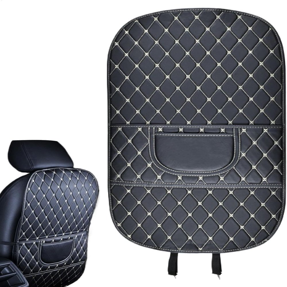 H-Quenby 2 Pcs Back Seat Protector Car Kick Mats for Mercedes Benz GLC 2015-2025, Back Seat Protector for Car, Back Seat Cover for Kids, Automotive Accessories
