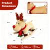 ZELUNA Baby Rocking Horse, Toddler Toy with Wooden Base, Voice Interaction Baby Rockers, Reindeer Rocking Horse for Toddlers 1-3, Reindeer view 2
