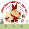 ZELUNA Baby Rocking Horse, Toddler Toy with Wooden Base, Voice Interaction Baby Rockers, Reindeer Rocking Horse for Toddlers 1-3, Reindeer view 3