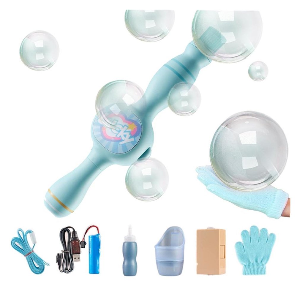 Elastic Bubble Fog Wand, Magic Smoke Bubble Machine with Colorful Elastic Bubbles & Smoke Effect, Portable Interactive Mist Bubbles Machines for Parties, Fun Science Experiments Toys