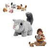 2026 New Electric Pig Plush Realistic Toy, Interactive Crawling Piglet, Walking Pig with Wagging Tail & Twitching Nose & Oink Like A Real Pigs, Electronic Plush Piggy Toys for Kids, Boys, Girls view 1