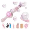 Elastic Bubble Fog Wand, Magic Smoke Bubble Machine with Colorful Elastic Bubbles & Smoke Effect, Portable Interactive Mist Bubbles Machines for Parties, Fun Science Experiments Toys view 1