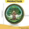 Tree of Life Challenge Coin 5-Pack Joshua 1:9 Bible Verse, Recovery & Growth Theme, Inspirational Christian Collectible with Acrylic Display Cases view 3