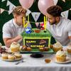 14PCS Football Party Supplies Set Goal Post Cake Topper Mini Footballs Mini Helmet Perfect for Football Themed Birthday Parties and Sports Gatherings view 2