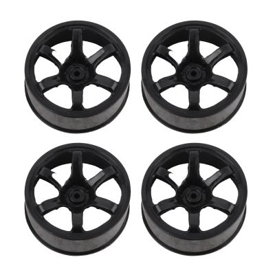 1/10 Scale RC Car Wheels | 63mm Lightweight Plastic Rims for High Speed Racing/Drifting/Off - Road | 4PCS Sturdy Replacement Wheels with 7mm Hex Driver