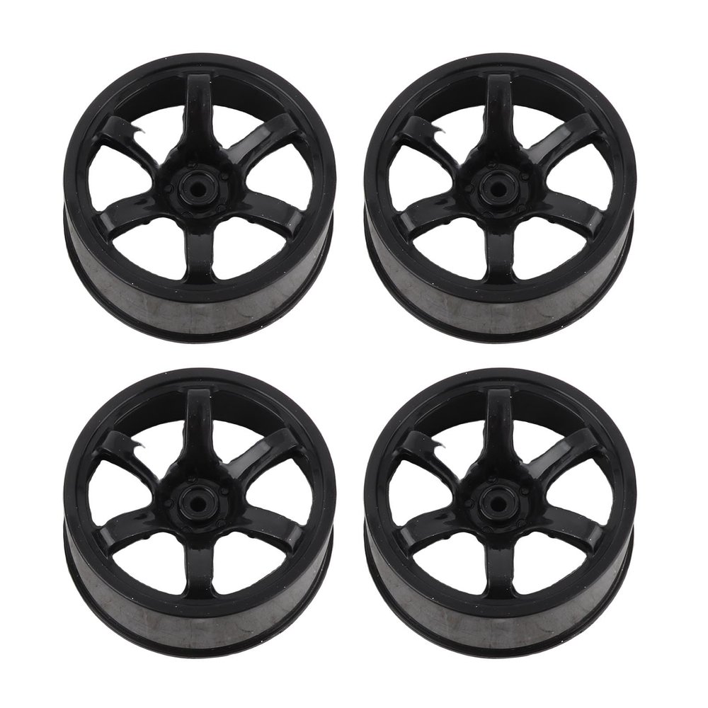 1/10 Scale RC Car Wheels | 63mm Lightweight Plastic Rims for High Speed Racing/Drifting/Off - Road | 4PCS Sturdy Replacement Wheels with 7mm Hex Driver