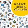 100PCS Argentina Stickers  Vinyl Waterproof Decals of Argentina Flag, Landmarks, Culture & Soccer  Aesthetic Travel Stickers for Laptop, Scrapbook, Hydroflask, Luggage, Journal view 2