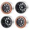 4PCS 2.2 Inch Rims Hubs Compatible with 1 10 Scale RC Crawler Cars Such As Wraith and TRX6 Upgrade Parts(No.1-Color G) view 1