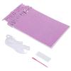12 Month Photo Banner Card Happy First Birthday Party Decoration Supplies DIY Props 12 Photo Cards for Baby Growth Record from January to December Hard Cardboard Material 17x13cm (Pink)