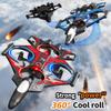 2.4Ghz Remote Control Foam Airplane Toy,EPP Foam Remote Control Airplane with LED Lights,FoamRemoteControl Airplanes RC Planes,360 Flip,3 Adjustable Speeds,Easy-to-Fly for Kids Beginners view 2