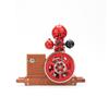 Retrol & OKMO B01 Metal Engine Model, Hit-and-Miss Ball-Top Water-Cooled Single-Cylinder 4-Stroke Internal Combustion Engine with Ignition System and Wooden Display Stand view 2