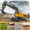 ADTHLIER Remote Control Excavator (11-Channel), Dump Truck, Bulldozer(9-Channel), 2.4GHz Remote Control Construction Vehicles, Metal Construction, with Cool Lights and Sound Effects, 3-Pack view 2