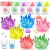 24 Pack Valentines Day Gifts for Kids - Crystal Growing Science Kit with Valentine Cards, Unique Class Classroom Exchange Cards, School Party Favors and Goodie Bags Stuffers for Girls Boys view 1