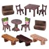 11PCS Fairy Garden Furniture Set, Fairy Garden Accessories, Fairy Garden Suitable for DIY Enthusiasts, Gardening Enthusiasts and Collectors view 1