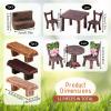 11PCS Fairy Garden Furniture Set, Fairy Garden Accessories, Fairy Garden Suitable for DIY Enthusiasts, Gardening Enthusiasts and Collectors view 2