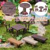 11PCS Fairy Garden Furniture Set, Fairy Garden Accessories, Fairy Garden Suitable for DIY Enthusiasts, Gardening Enthusiasts and Collectors view 3