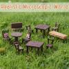 11PCS Fairy Garden Furniture Set, Fairy Garden Accessories, Fairy Garden Suitable for DIY Enthusiasts, Gardening Enthusiasts and Collectors view 4