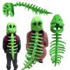 2026 New Silly Dino Plush Skeleton, Realistic Dinosaur Skeleton Plush Costume,Wearable Dinosaur Skeletons Plushes (Green, 80cm/31in) view 1