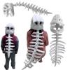 2026 New Silly Dino Plush Skeleton, Realistic Dinosaur Skeleton Plush Costume,Wearable Dinosaur Skeletons Plushes (White, 120cm/47in) view 1