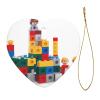 HJFCZH Building block toys Printing Christmas Ceramic Love Pendant Decoration Interior Decoration Festival Gift view 2